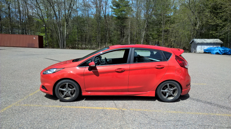 before: with 15x6.5 MSW type-23s with 195/55-15 Toyo Observe Garit KX snows